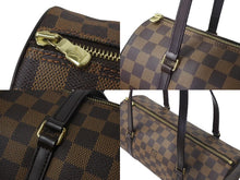 Load image into Gallery viewer, 極美品 LOUIS VUITTON ルイヴィトン ハンドバッグ パピヨン30 ダミエキャンバス N51303 ブラウン ゴールド金具 中古 4b000189
