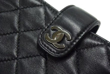 Load image into Gallery viewer, 極美品 CHANEL シャネル ポーチ コインケース A48227 キルティング ココマーク ブラック シルバー金具 中古 4b000194