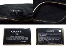 Load image into Gallery viewer, 極美品 CHANEL シャネル ポーチ コインケース A48227 キルティング ココマーク ブラック シルバー金具 中古 4b000194
