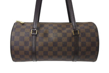 Load image into Gallery viewer, LOUIS VUITTON ルイヴィトン ハンドバッグ パピヨン30 ダミエキャンバス N51303 ブラウン ゴールド金具 美品 中古 4b000197