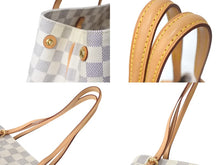 画像をギャラリービューアに読み込む, LOUIS VUITTON ルイヴィトン ダミエアズールキャンバス カバPM トートバッグ N41376 DU1114 ホワイト 美品 中古 4b000199