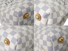 画像をギャラリービューアに読み込む, LOUIS VUITTON ルイヴィトン ダミエアズールキャンバス カバPM トートバッグ N41376 DU1114 ホワイト 美品 中古 4b000199