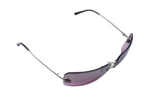 Load image into Gallery viewer, 極美品 CHANEL シャネル リムレス サングラス 4017 c.124/7E サイズ62□17 120 ココマーク ピンク グラデーション 中古 4b000205