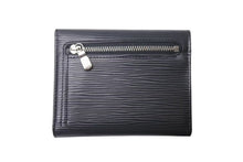 画像をギャラリービューアに読み込む, LOUIS VUITTON ルイヴィトン エピ ポルトフォイユコアラ ノワール M58012 三つ折り財布 ブラック SR0095 美品 中古 4b000208