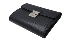 画像をギャラリービューアに読み込む, LOUIS VUITTON ルイヴィトン エピ ポルトフォイユコアラ ノワール M58012 三つ折り財布 ブラック SR0095 美品 中古 4b000208