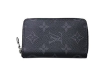 画像をギャラリービューアに読み込む, 極美品 LOUIS VUITTON ルイヴィトン モノグラムエクリプス ジッピー コインパース ヴェルティカル M81662 コインケース カードケース ブラック 中古 4b000211