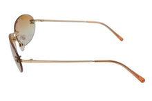 Load image into Gallery viewer, CHANEL シャネル リムレス サングラス 4013 c.125/56 サイズ 59◻︎16 130 ゴールド オレンジ グラデーション 美品 中古 4b000215