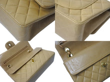 Load image into Gallery viewer, CHANEL シャネル マトラッセ23 ショルダーバッグ 6番台 Wフラップ ベージュ ラムスキン ゴールド金具 美品 中古 4b000217