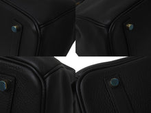 画像をギャラリービューアに読み込む, 極美品 HERMES エルメス BIRKIN バーキン35 ブラック シルバー金具 トリヨンクレマンス ハンドバッグ □L刻印 中古 4b000219