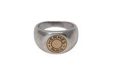 Load image into Gallery viewer, HERMES エルメス セリエ リング コンビ 指輪 シルバー925/750 10.4g シルバー ゴールド サイズ12号 美品 中古 4b000220