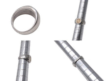 Load image into Gallery viewer, HERMES エルメス セリエ リング コンビ 指輪 シルバー925/750 10.4g シルバー ゴールド サイズ12号 美品 中古 4b000220