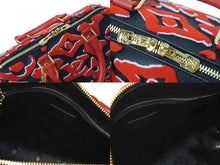 Load image into Gallery viewer, 新品同様品 LOUIS VUITTON × UF ルイヴィトン × ウルス フィッシャー スピーディバンドリエール25 ハンドバッグ M45552 レッド 中古 4b000231