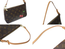 画像をギャラリービューアに読み込む, 極美品 LOUIS VUITTON ルイヴィトン モノグラム チェリー ポシェットアクセソワール アクセサリーポーチ 村上隆 M95008 中古 4b000232