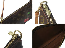 画像をギャラリービューアに読み込む, 極美品 LOUIS VUITTON ルイヴィトン モノグラム チェリー ポシェットアクセソワール アクセサリーポーチ 村上隆 M95008 中古 4b000232