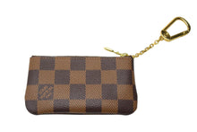 画像をギャラリービューアに読み込む, 新品未使用 LOUIS VUITTON ルイヴィトン ダミエ ポシェットクレ コインケース カードケース N62658 ブラウン 中古 4b000234