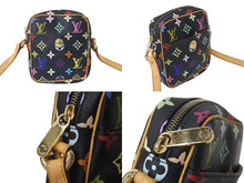 画像をギャラリービューアに読み込む, LOUIS VUITTON ルイヴィトン モノグラムマルチカラー リフト ショルダーバッグ ブラック M40056 村上隆 美品 中古 4b000237
