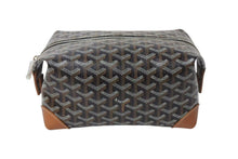 画像をギャラリービューアに読み込む, 新品未使用 GOYARD ゴヤール ボウリング25 トイレタリーバッグ クラッチバッグ BOWLIN025TY01CL01P ブラック PVC レザー 中古 4c075956