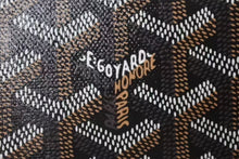 画像をギャラリービューアに読み込む, 新品未使用 GOYARD ゴヤール ボウリング25 トイレタリーバッグ クラッチバッグ BOWLIN025TY01CL01P ブラック PVC レザー 中古 4c075956