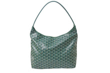 画像をギャラリービューアに読み込む, 新品未使用 GOYARD ゴヤール ボエム ホーボーバッグ グリーン BOHEMEPMLTY33CL33P コーティングキャンバス シルバー金具 中古 4b000240