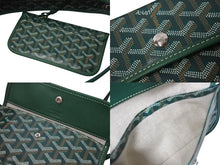 画像をギャラリービューアに読み込む, 新品未使用 GOYARD ゴヤール ボエム ホーボーバッグ グリーン BOHEMEPMLTY33CL33P コーティングキャンバス シルバー金具 中古 4b000240