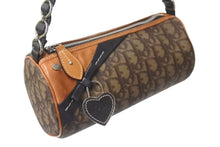 Load image into Gallery viewer, CHRISTIAN DIOR クリスチャンディオール ロマンティック ワンショルダーバッグ トロッター CM 0017 ブラウン ブラック 美品 中古 4b000251