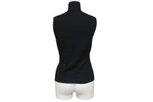 Load image into Gallery viewer, 極美品 MIUMIU ミュウミュウ ニットベスト ノースリーブ トップス サイズ40 ハイネック カシミヤ シルク ブラック 中古 4b000254