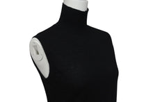 Load image into Gallery viewer, 極美品 MIUMIU ミュウミュウ ニットベスト ノースリーブ トップス サイズ40 ハイネック カシミヤ シルク ブラック 中古 4b000254