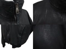 画像をギャラリービューアに読み込む, DOLCE &amp; GABBANA ドルチェアンドガッバーナ ラムレザーブルゾン ブラック サイズ56 LS - G9N16L 美品 中古 4b000258