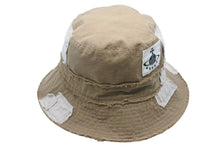 Load image into Gallery viewer, Vivienne Westwood ヴィヴィアンウエストウッド パッチワークバケットハット コットン ブラウン サイズM〜S 美品 中古 4b000259