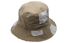 Load image into Gallery viewer, Vivienne Westwood ヴィヴィアンウエストウッド パッチワークバケットハット コットン ブラウン サイズM〜S 美品 中古 4b000259