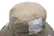 Load image into Gallery viewer, Vivienne Westwood ヴィヴィアンウエストウッド パッチワークバケットハット コットン ブラウン サイズM〜S 美品 中古 4b000259