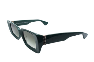 CHROME HEARTS ESTREL LA Sunglasses Star Silver 925 Green Eyewear 51□20-140 Good Condition Used 4b000266
