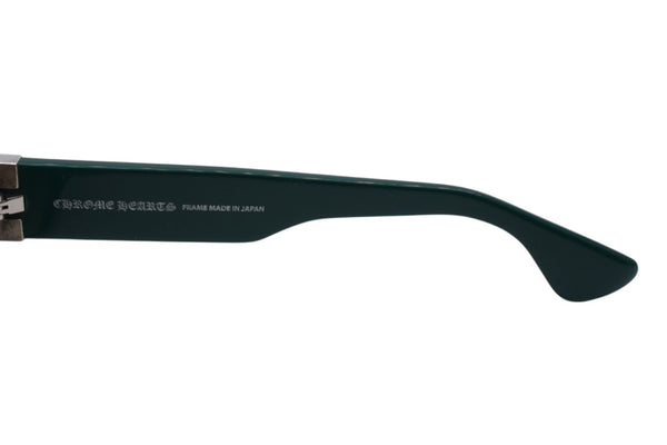 CHROME HEARTS ESTREL LA Sunglasses Star Silver 925 Green Eyewear 51□20-140 Good Condition Used 4b000266