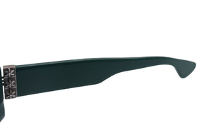 CHROME HEARTS ESTREL LA Sunglasses Star Silver 925 Green Eyewear 51□20-140 Good Condition Used 4b000266