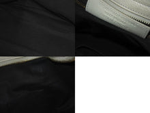 画像をギャラリービューアに読み込む, BALENCIAGA バレンシアガ ザ シティ メタリックエッジ 2WAYバッグ ハンドバッグ ワンショルダーバッグ グレー ゴールド 美品 中古 4b000276