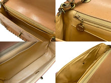 Load image into Gallery viewer, 極美品 CHANEL シャネル ココマーク ベースボールステッチ エンボス マトラッセショルダーバッグ 2番台 ブラウン ゴールド金具 中古 4b000279