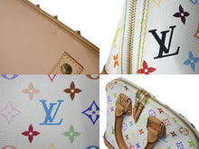 Load image into Gallery viewer, LOUIS VUITTON ルイヴィトン モノグラムマルチ アルマPM ハンドバッグ 新型 M40443 村上隆 ホワイト ゴールド金具 美品 中古 4b000287