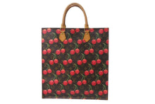 Load image into Gallery viewer, 極美品 LOUIS VUITTON ルイヴィトン モノグラム チェリー サックプラ トートバッグ ブラウン M95010 村上隆 2005年春夏 中古 4b000288