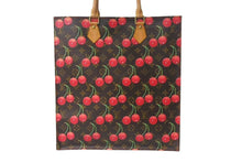 Load image into Gallery viewer, 極美品 LOUIS VUITTON ルイヴィトン モノグラム チェリー サックプラ トートバッグ ブラウン M95010 村上隆 2005年春夏 中古 4b000288