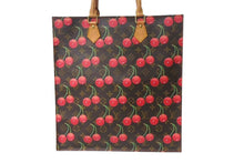 Load image into Gallery viewer, 極美品 LOUIS VUITTON ルイヴィトン モノグラム チェリー サックプラ トートバッグ ブラウン M95010 村上隆 2005年春夏 中古 4b000288