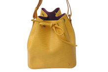 画像をギャラリービューアに読み込む, LOUIS VUITTON ルイヴィトン エピ プチノエ ショルダーバッグ M44109 エピレザー イエロー ゴールド金具 良品 中古 4b000289