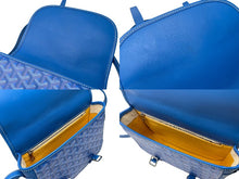 画像をギャラリービューアに読み込む, GOYARD ゴヤール ベルヴェデーレPM ショルダーバッグ BELVE3PMLTY09CG09P ブルー PVC レザー シルバー金具 美品 中古 4b000292