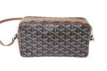 画像をギャラリービューアに読み込む, 極美品 GOYARD ゴヤール カップヴェールPM ショルダーバッグ ブラウン PVC レザー シルバー金具 中古 4b000294