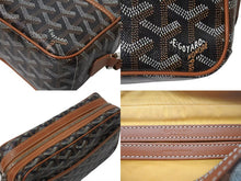 画像をギャラリービューアに読み込む, 極美品 GOYARD ゴヤール カップヴェールPM ショルダーバッグ ブラウン PVC レザー シルバー金具 中古 4b000294