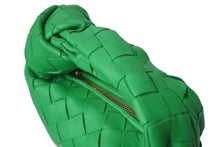 画像をギャラリービューアに読み込む, 極美品 BOTTEGAVENETA ボッテガヴェネタ ミニ ジョディ ハンドバッグ パラキート グリーン ラムレザー カーフレザー 中古 4b000295