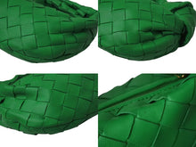 画像をギャラリービューアに読み込む, 極美品 BOTTEGAVENETA ボッテガヴェネタ ミニ ジョディ ハンドバッグ パラキート グリーン ラムレザー カーフレザー 中古 4b000295