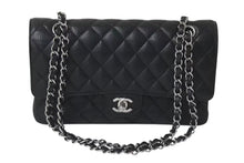 Load image into Gallery viewer, 極美品 CHANEL シャネル マトラッセ25 チェーンショルダーバッグ ココマーク 19番台 キャビアスキン ブラック シルバー金具 中古 4b000297