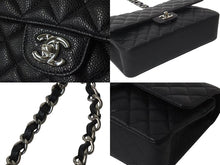 Load image into Gallery viewer, 極美品 CHANEL シャネル マトラッセ25 チェーンショルダーバッグ ココマーク 19番台 キャビアスキン ブラック シルバー金具 中古 4b000297