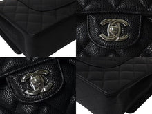 Load image into Gallery viewer, 極美品 CHANEL シャネル マトラッセ25 チェーンショルダーバッグ ココマーク 19番台 キャビアスキン ブラック シルバー金具 中古 4b000297