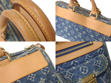 Load image into Gallery viewer, LOUIS VUITTON ルイヴィトン ネオスピーディ ハンドバッグ M95019 モノグラムデニム ゴールド金具 美品 中古 4b000298